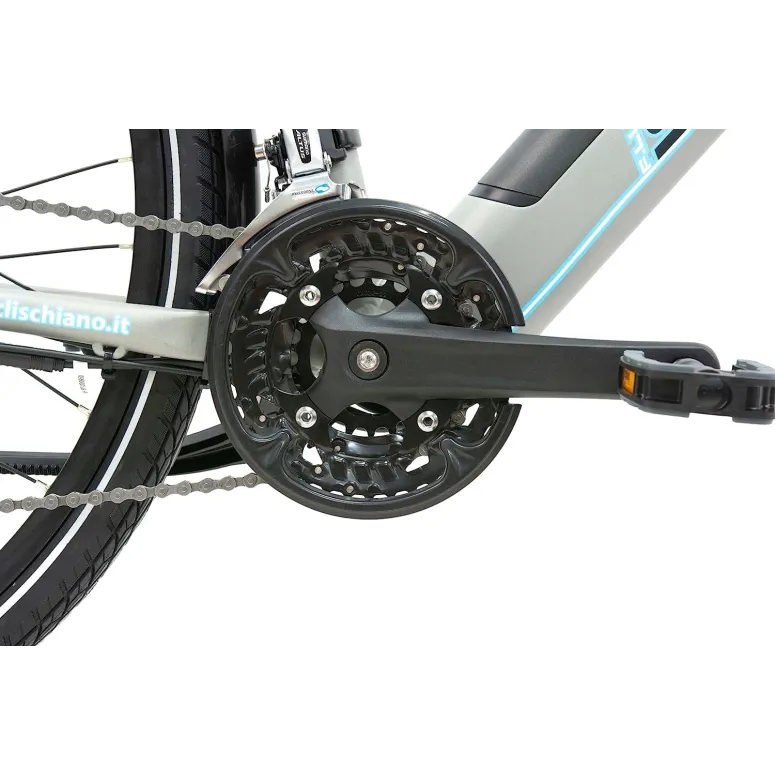 Rower Elektryczny Damski Trekkingowy 28 Aluminium Hydraulika LCD 250W Acera