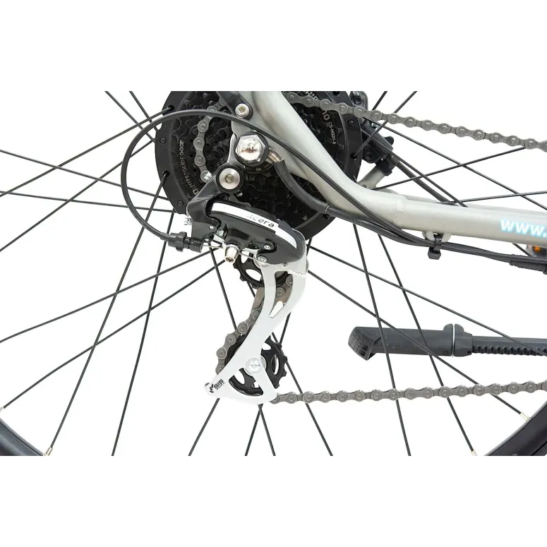 Rower Elektryczny Damski Trekkingowy 28 Aluminium Hydraulika LCD 250W Acera