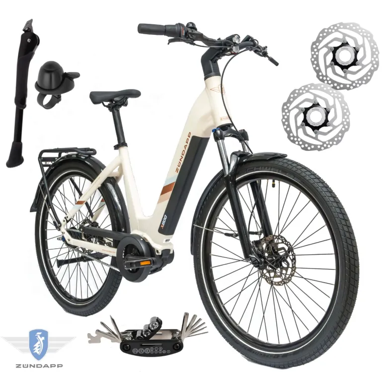 Rower Elektryczny Damski Miejski 27,5" SHIMANO Nexus LCD Aplikacja 250 W