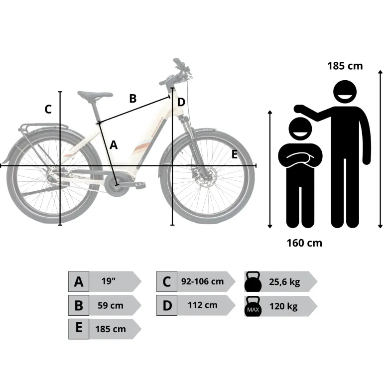 Rower Elektryczny Damski Miejski 27,5" SHIMANO Nexus LCD Aplikacja 250 W