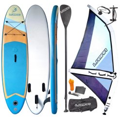 Deska SUP do Pływania Dmuchana Żagiel Wiosło Pompka Lamar 290 Windsurfing
