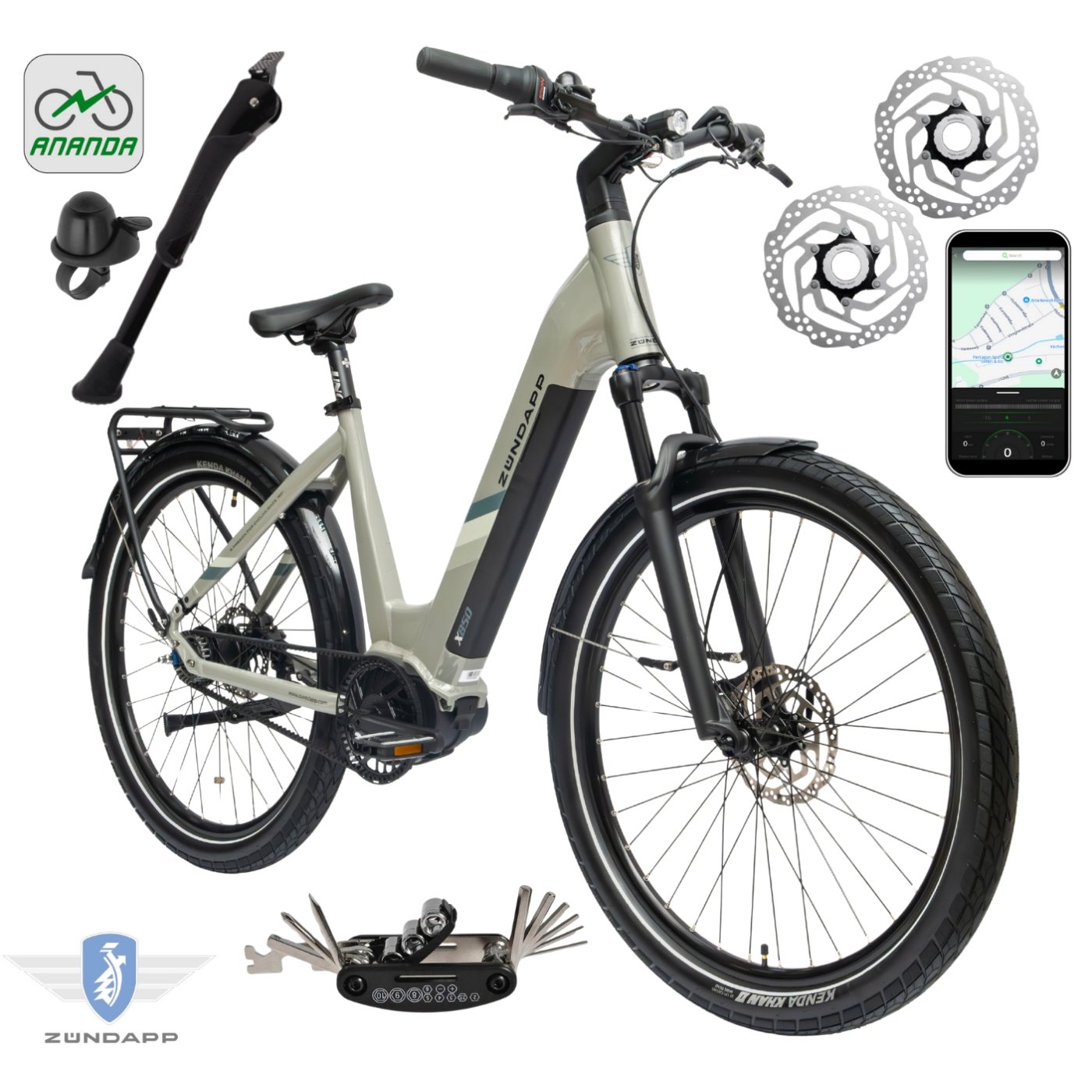 Rower Elektryczny Damski Miejski 27,5 SHIMANO Nexus 2025 Aplikacja LCD 250W