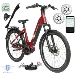 Rower Elektryczny Damski Miejski 27,5 SHIMANO Nexus LCD 2025 Aplikacja 250W