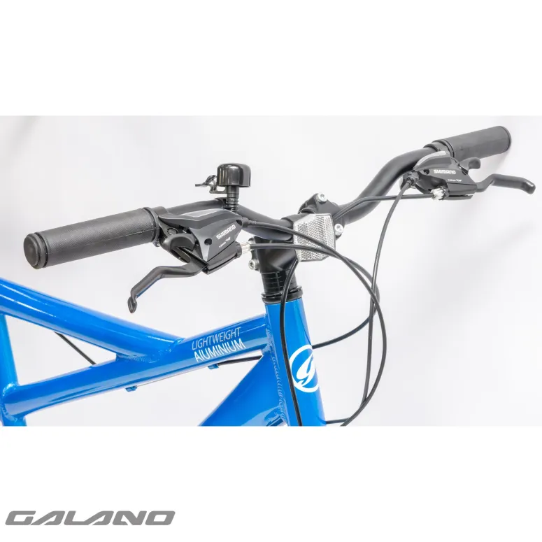 Rower Tandem Damski Męski Miejski Trekkingowy 26" SHIMANO Aluminium Dzwonek