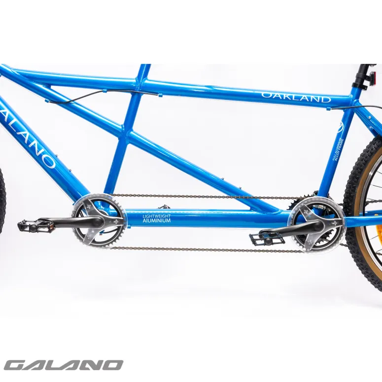 Rower Tandem Damski Męski Miejski Trekkingowy 26" SHIMANO Aluminium Dzwonek