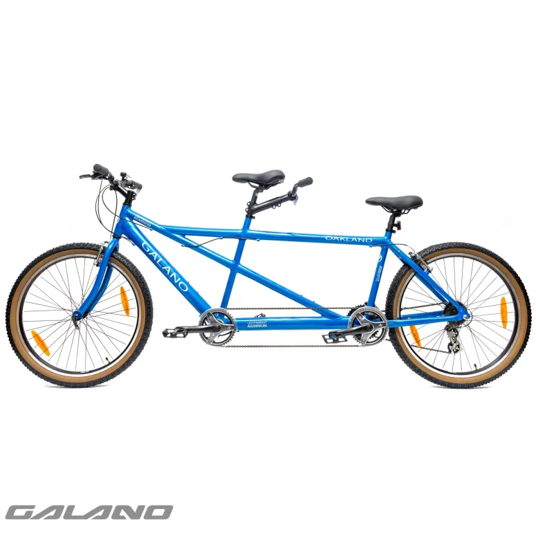 Rower Tandem Damski Męski Miejski Trekkingowy 26" SHIMANO Aluminium Dzwonek