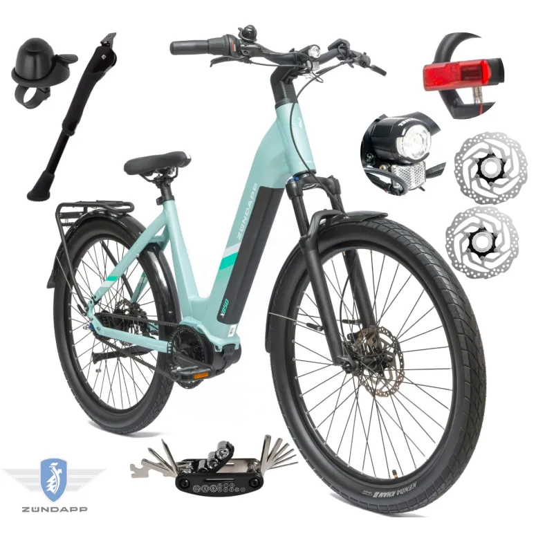 Rower Elektryczny Damski Trekkingowy 27,5 SHIMANO Nexus LCD Hydraulika 250W