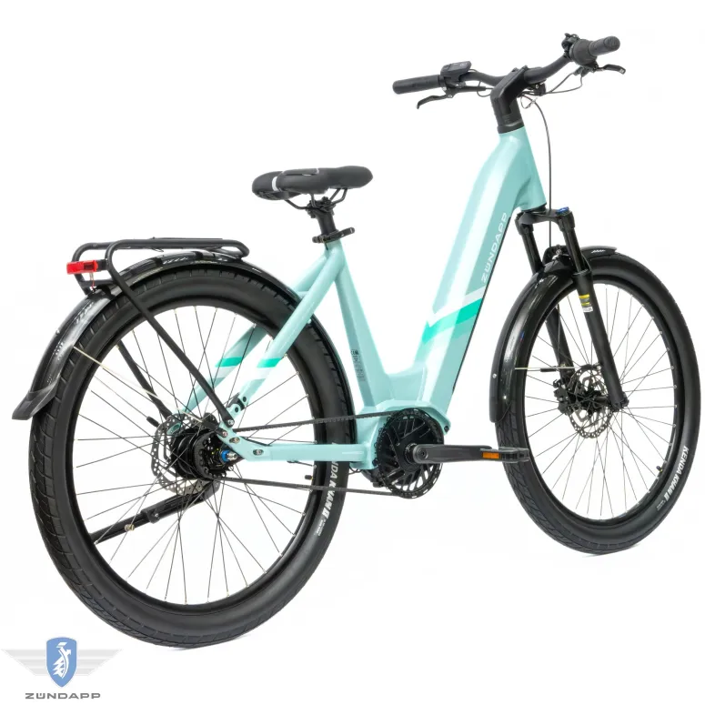 Rower Elektryczny Damski Trekkingowy 27,5 SHIMANO Nexus LCD Hydraulika 250W