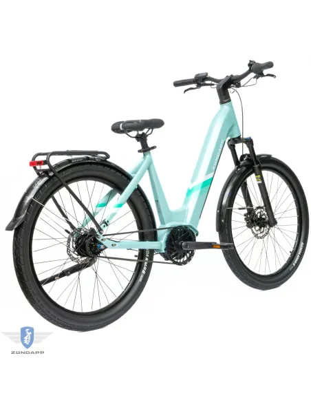 Rower Elektryczny Damski Trekkingowy 27,5 SHIMANO Nexus LCD Hydraulika 250W