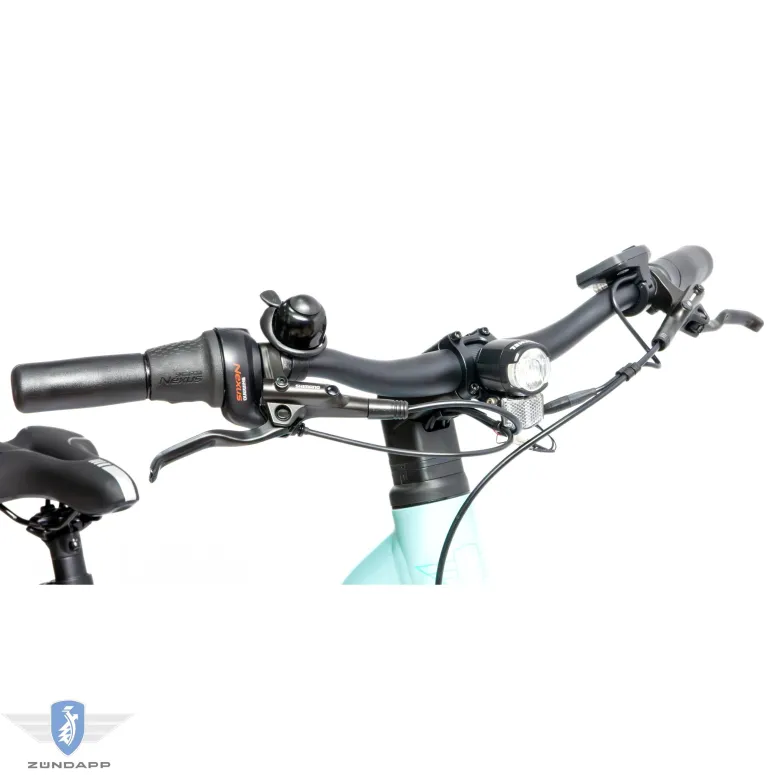 Rower Elektryczny Damski Trekkingowy 27,5 SHIMANO Nexus LCD Hydraulika 250W
