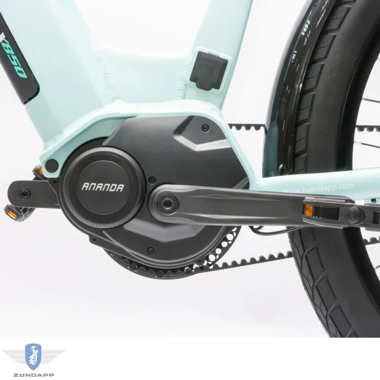 Rower Elektryczny Damski Trekkingowy 27,5 SHIMANO Nexus LCD Hydraulika 250W