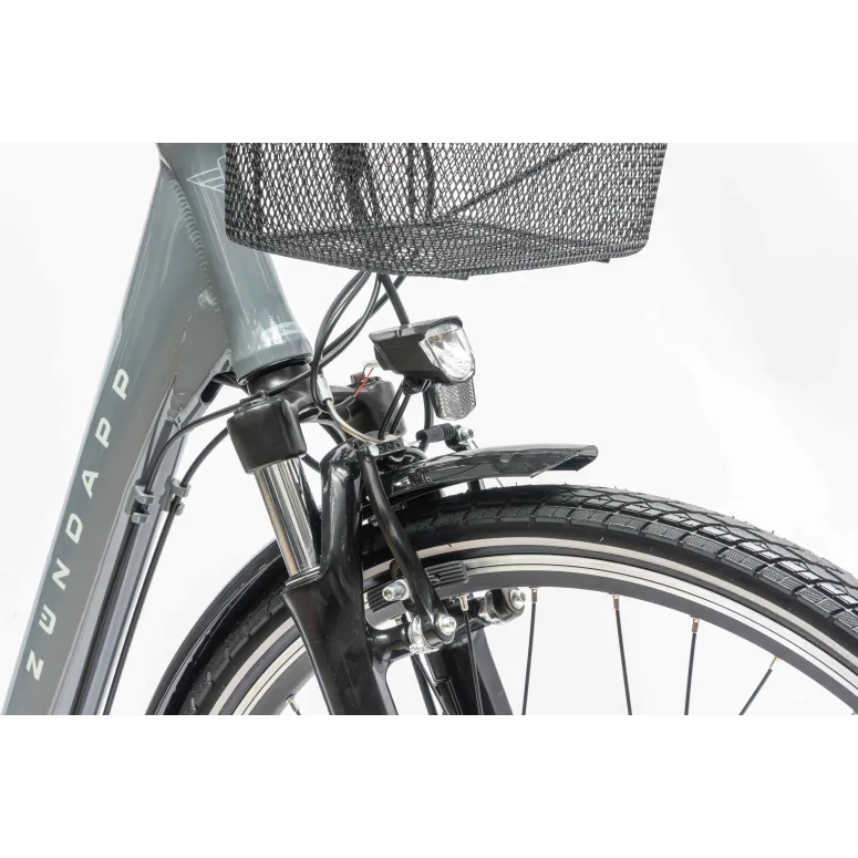 Rower Elektryczny Damski Miejski 28 SHIMANO Nexus 250 W LCD Aluminium Amory