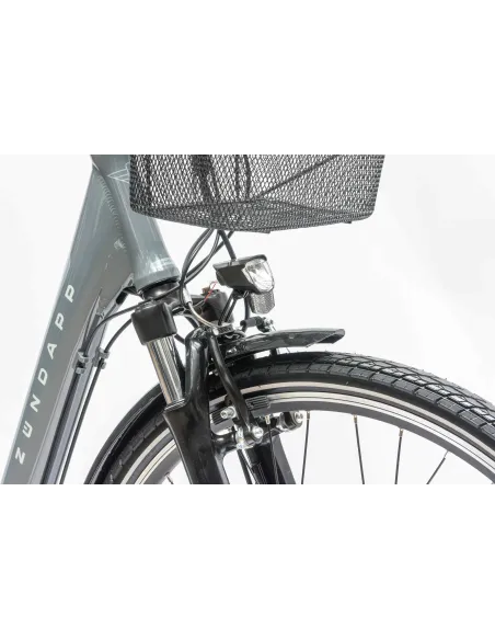 Rower Elektryczny Damski Miejski 28 SHIMANO Nexus 250 W LCD Aluminium Amory