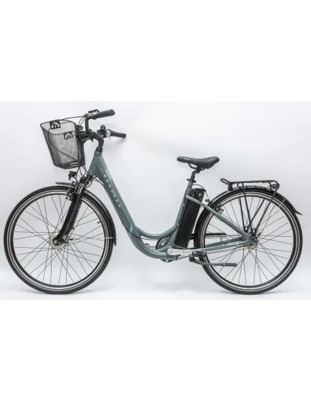 Rower Elektryczny Damski Miejski 28 SHIMANO Nexus 250 W LCD Aluminium Amory
