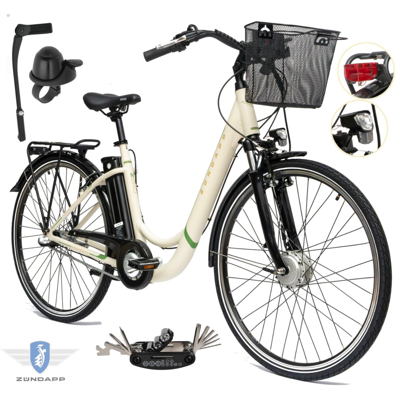 Rower Elektryczny Damski Miejski 28 SHIMANO Nexus 250 W LCD Aluminium Amory