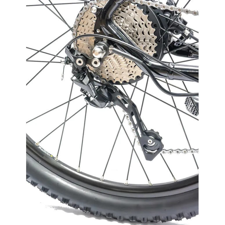 Rower Elektryczny Męski Damski Górski 27,5" MTB SHIMANO Deore LCD Aplikacja