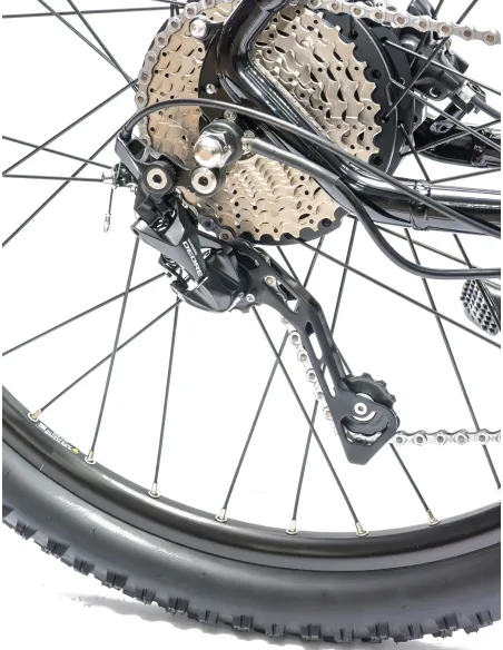 Rower Elektryczny Męski Damski Górski 27,5" MTB SHIMANO Deore LCD Aplikacja