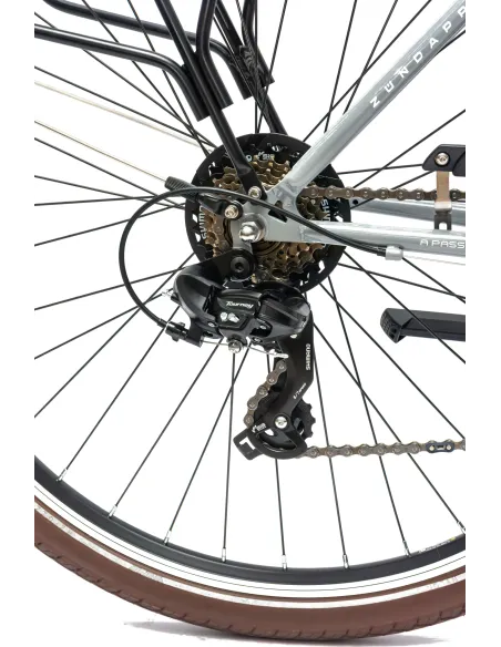 Rower Damski Miejski 28" SHIMANO Oświetlenie Dynamo Koszyk Bagażnik Stopka