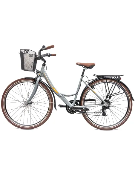 Rower Damski Miejski 28" SHIMANO Oświetlenie Dynamo Koszyk Bagażnik Stopka