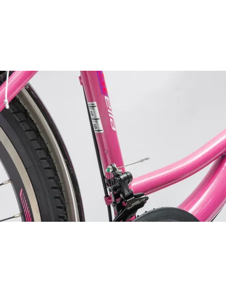 Rower Damski Miejski 26" Dziewczęcy SHIMANO Bagażnik Oświetlenie Stopka