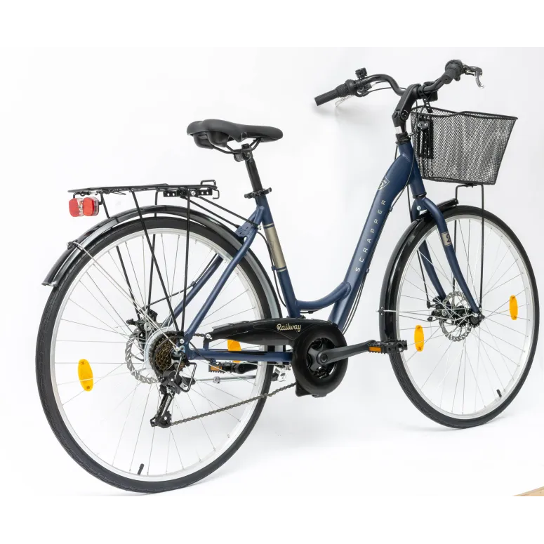 Rower Damski Miejski 28" SHIMANO Aluminium Tarcze Bagażnik Błotniki Stopka