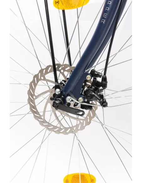 Rower Damski Miejski 28" SHIMANO Aluminium Tarcze Bagażnik Błotniki Stopka