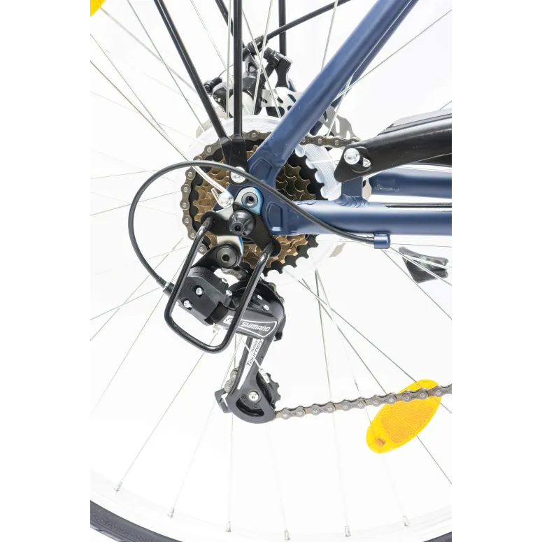 Rower Damski Miejski 28" SHIMANO Aluminium Tarcze Bagażnik Błotniki Stopka