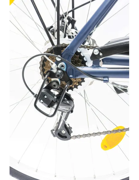 Rower Damski Miejski 28" SHIMANO Aluminium Tarcze Bagażnik Błotniki Stopka