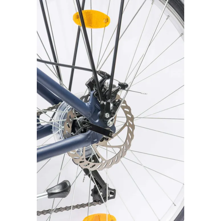 Rower Damski Miejski 28" SHIMANO Aluminium Tarcze Bagażnik Błotniki Stopka