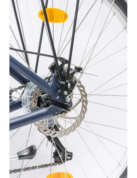 Rower Damski Miejski 28" SHIMANO Aluminium Tarcze Bagażnik Błotniki Stopka