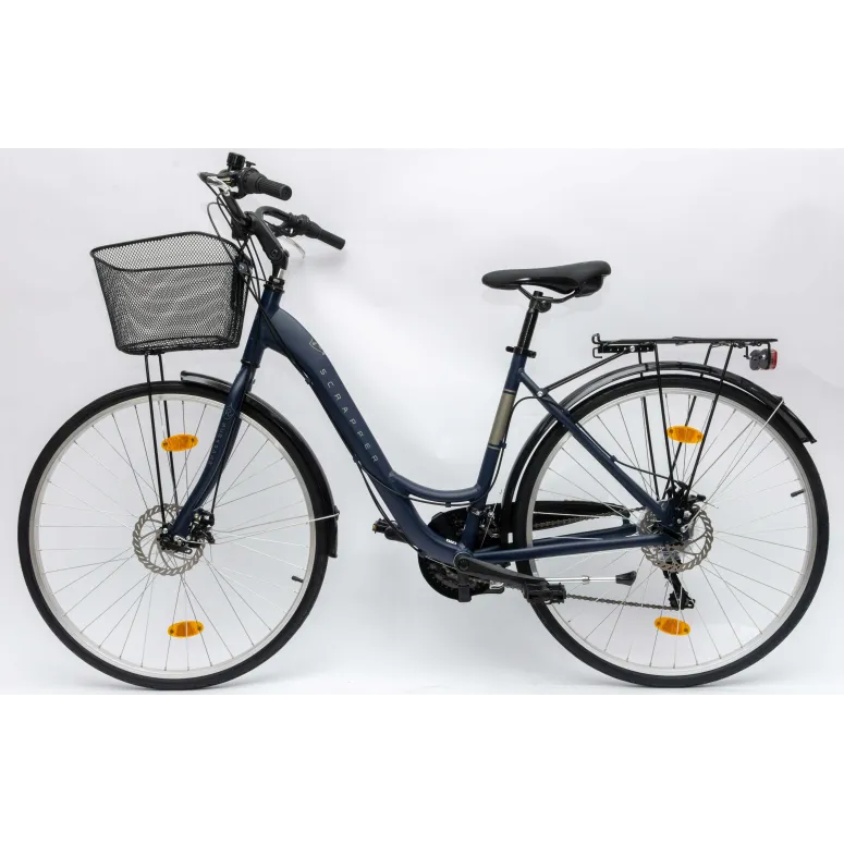 Rower Damski Miejski 28" SHIMANO Aluminium Tarcze Bagażnik Błotniki Stopka