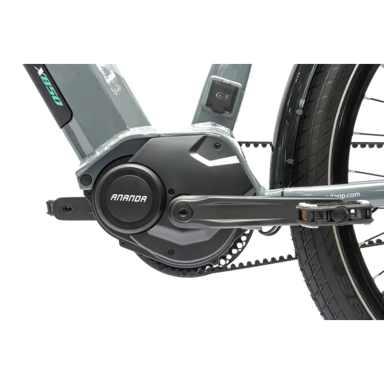 Rower Elektryczny Męski Miejski 27,5" SHIMANO Nexus LCD 250W Aplikacja