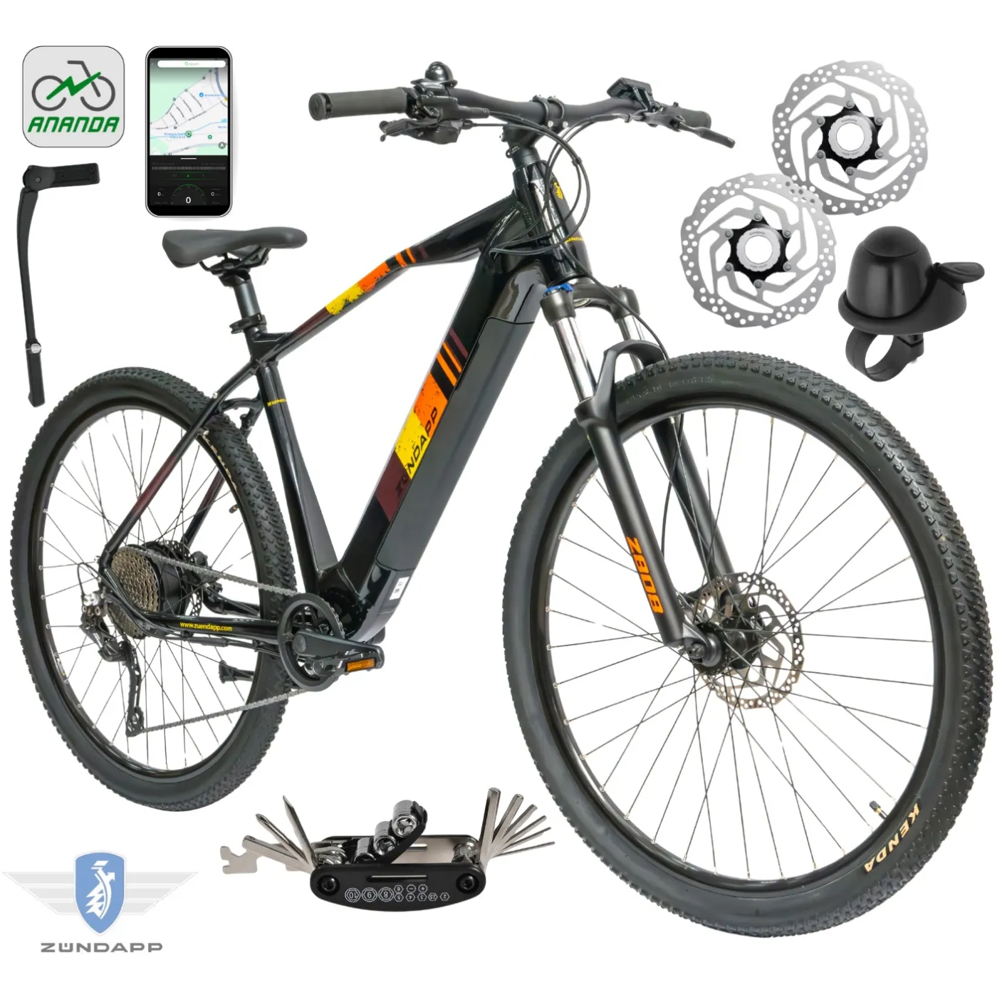 Rower Elektryczny Męski Damski Górski 29" SHIMANO 250 W MTB 2025 Aplikacja