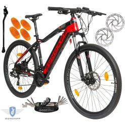 Rower Elektryczny Męski Damski Górski 27,5" Alu Tarcze MTB Amory Stopka