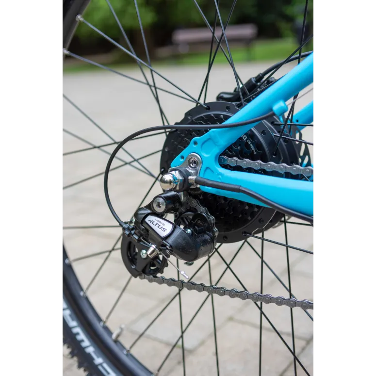 Rower Elektryczny Damski Męski Górski Koła 29" MTB Shimano Altus Hydraulika