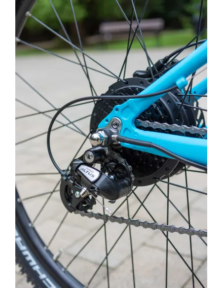 Rower Elektryczny Damski Męski Górski Koła 29" MTB Shimano Altus Hydraulika