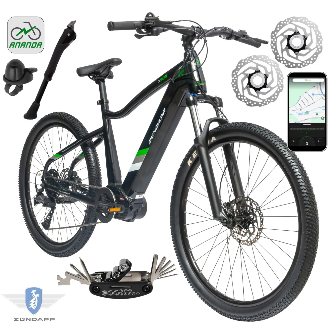 Rower Elektryczny Męski Damski Górski 27,5" SHIMANO 2025 Aplikacja LCD 250W