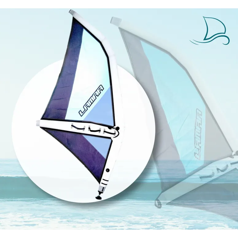 Deska SUP do Pływania Dmuchana Żagiel Wiosło Pompka Lamar 290 Windsurfing