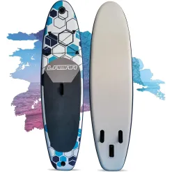Deska SUP do Pływania Dmuchana Lamar Stand Up Paddle 290 Zestaw Akcesoria