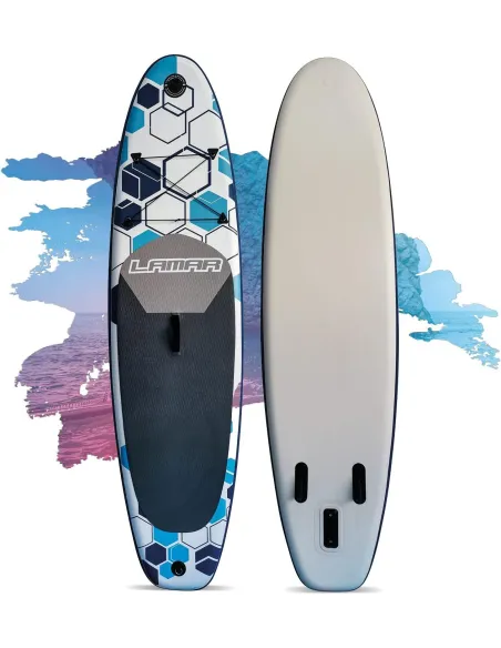 Deska SUP do Pływania Dmuchana Lamar Stand Up Paddle 290 Zestaw Akcesoria