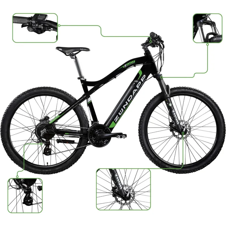 Elektryczny Rower Górski 27,5 MTB Damski Męski Aluminiowy Wspomaganie Góral