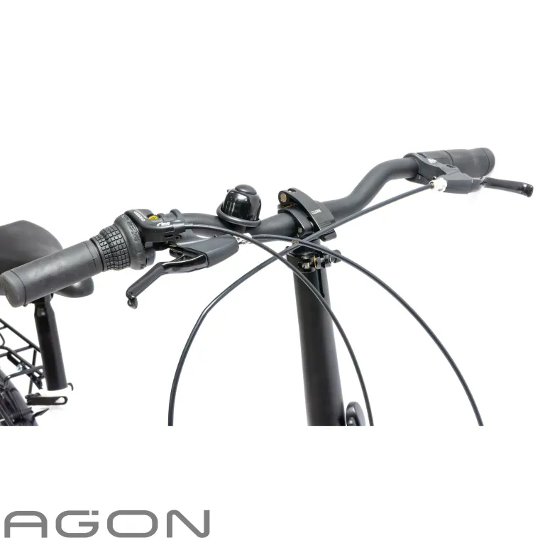 Rower Damski Męski Składany 20" SHIMANO Składak Bagażnik Oświetlenie Dynamo