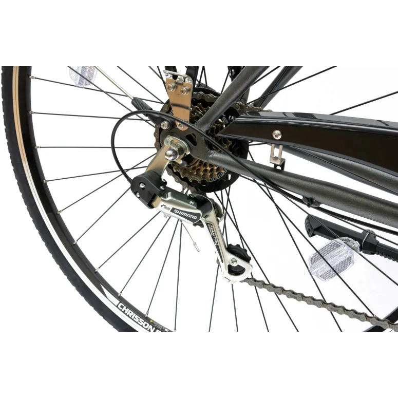 Rower Męski Miejski Koła 28" Bagażnik Błotniki Oświetlenie Lekki SHIMANO