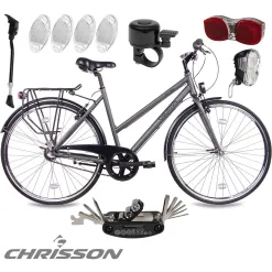 Rower Damski Miejski 28" SHIMANO Nexus Bagażnik Oświetlenie Błotniki Kontra