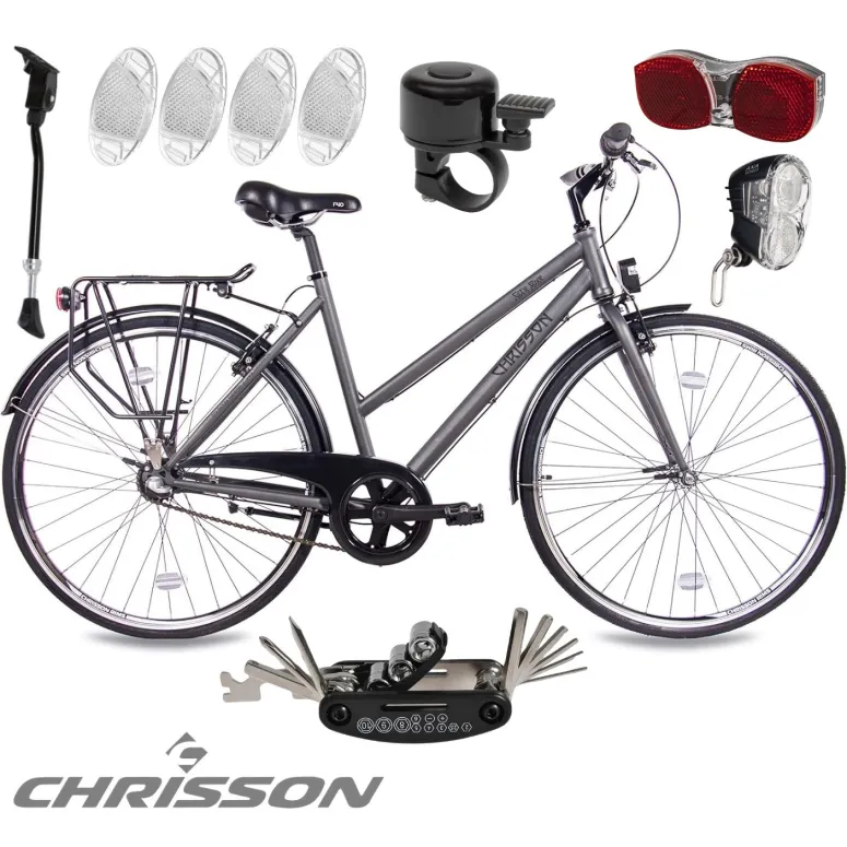 Rower Damski Miejski 28" SHIMANO Nexus Bagażnik Oświetlenie Błotniki Kontra