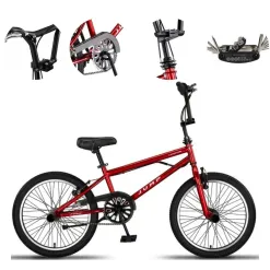 Rower BMX 20 Stalowy Młodzieżowy Kierownica 360° Pegi Skatepark Do Trików