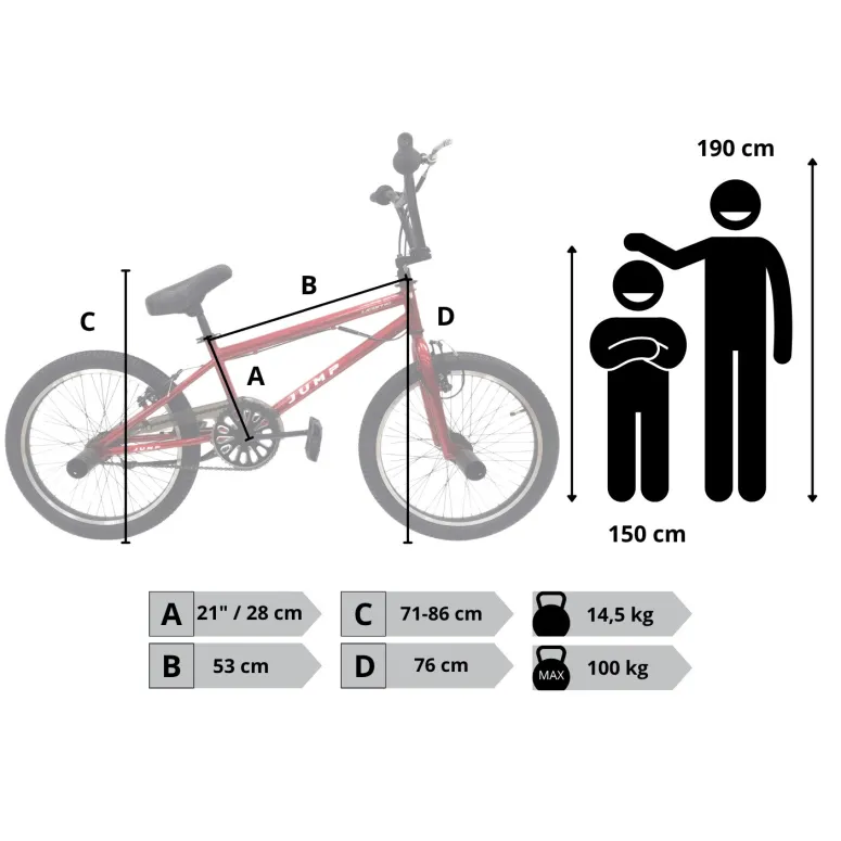 Rower BMX 20 Stalowy Młodzieżowy Kierownica 360° Pegi Skatepark Do Trików