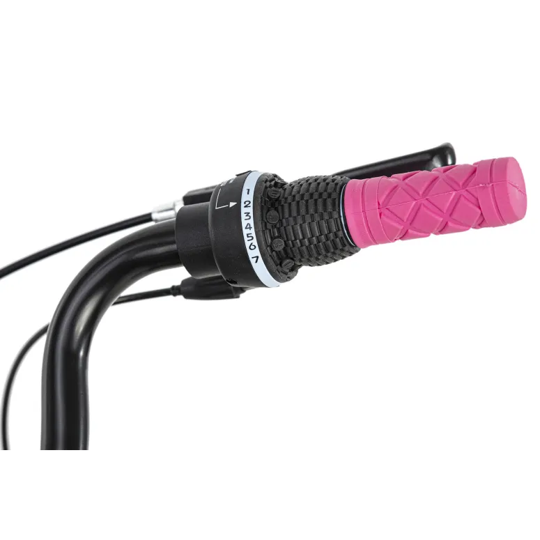 Dziewczęcy Rower Miejski 24 Damka Światła Bagażnik - 3