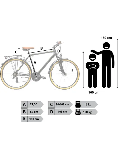 Rower Męski Trekkingowy 28" Aluminium SHIMANO Amortyzacja Bagażnik Światła