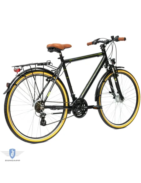 Rower Męski Trekkingowy 28" Aluminium SHIMANO Amortyzacja Bagażnik Światła